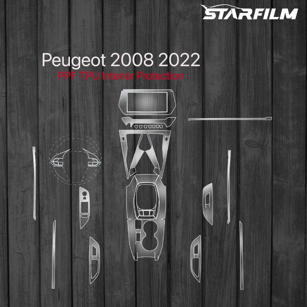 Peugeot 2008 PPF TPU nội thất chống xước tự hồi phục STARFILM